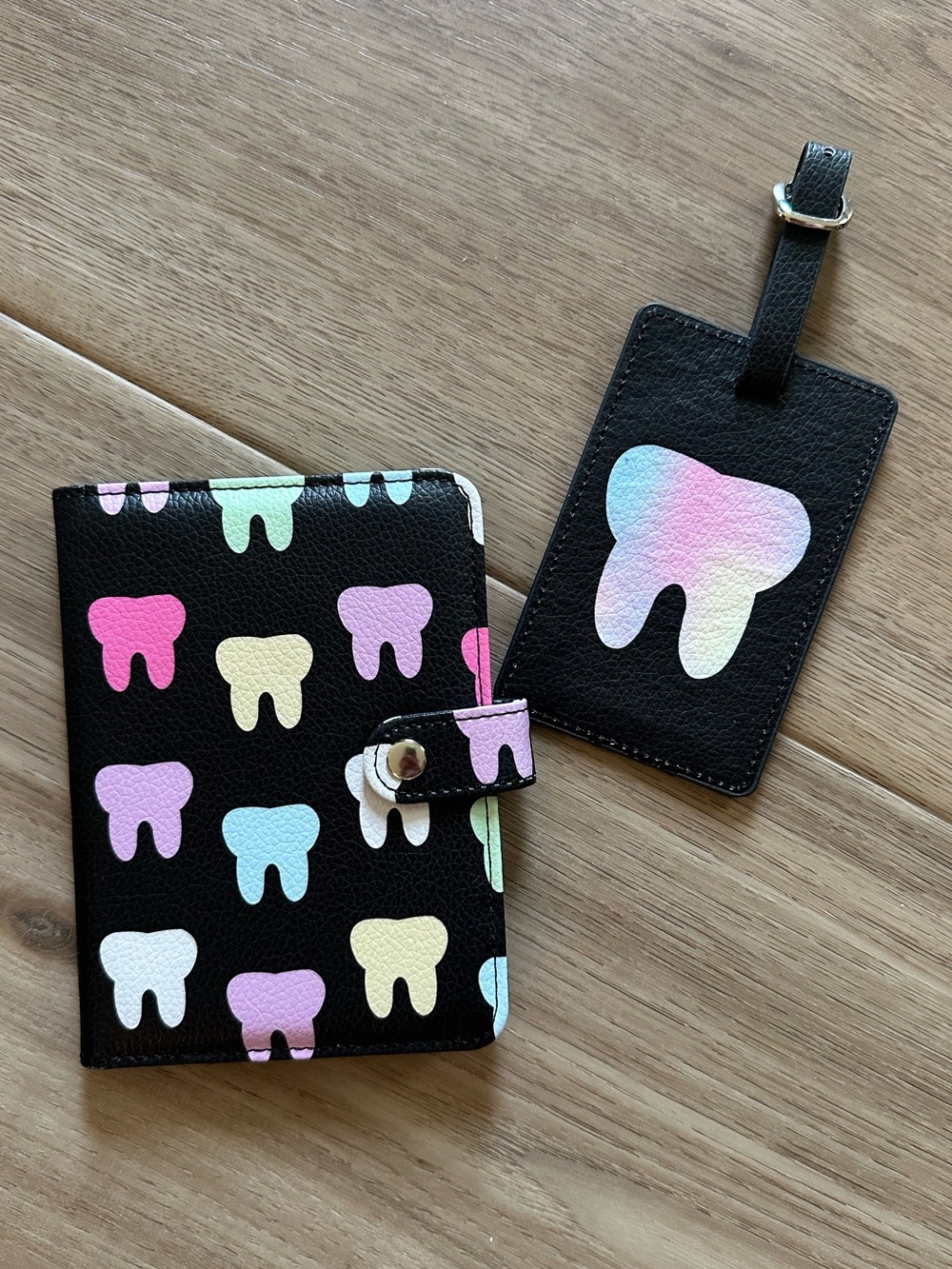 Dental Hygiene Nation Passport Holder & Luggage Tag Set